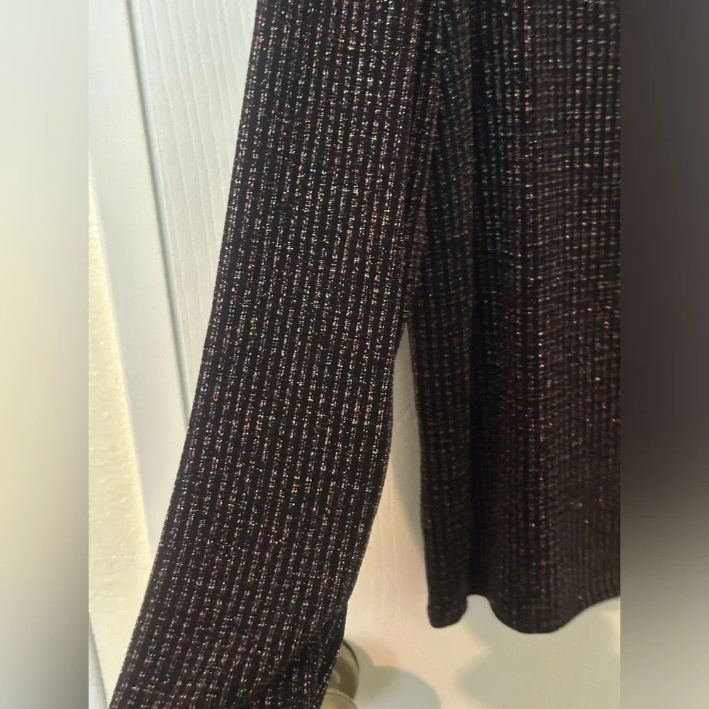 NWT Loft Shimmer Ribbed Top size XL